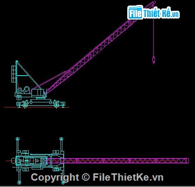 Bản vẽ,Bản vẽ autocad,thư viện cad,mẫu cần cẩu